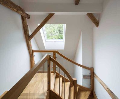 Treppenhausausbau in denkmalgeschütztem Gebaude